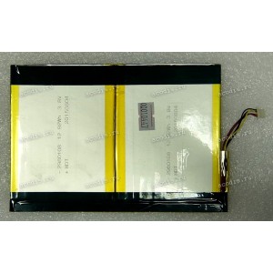 АКБ Li-Pol 3,7V 6800mAh 2*108x80x2,9 mm с контроллером 5 pin (2980108*2), (Wexler i10/i10+)