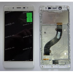 5.0 inch Digma VOX FLASH 4G (LCD+тач) белый с рамкой 1280x720 LED разбор / оригинал 5.0 inch Digma VOX FLASH 4G (LCD+тач) белый с рамкой 1280x720 LED разбор / оригинал