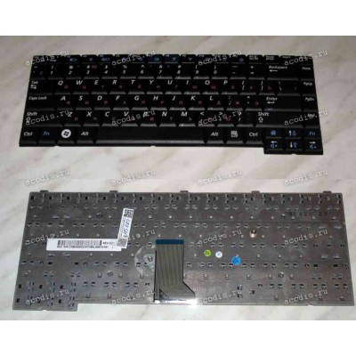 Keyboard Samsung NP-P461, R403, R405, R410, R453, R455, R460 (p/n: BA59-02247G) (Black/Matte/RUO) чёрная мат Б/У