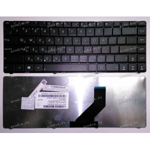 Keyboard Asus A45D, A45DE, A45DR, A45N, K45D, K45DE, K45DR, K45N (Black/Matte/RUO) чёрная матовая рус