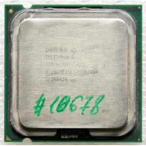 Процессор Socket LGA 775 Intel Celeron D 352 (p/n: SL96P, SL9KM) (3.20GHz=133MHz x 24
