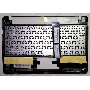 Keyboard Asus X102BA-1B + topcase (0KNB0-0106SK00, 90NB0362-R31SK0) (Black-Black/Matte/SK) черная