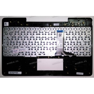 Keyboard Asus T100TA-1K + topcase (0KNB0-0107SF00, 90NB0451-R30202) (Black-Black/Matte/SF) черная