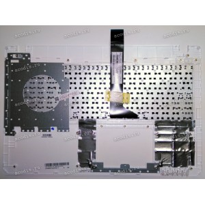Keyboard Asus X550LB-3G + topcase (0KNB0-610ARU00, 90NB02G3-R31RU0) (Black-White/Matte/RUO) черная русиф