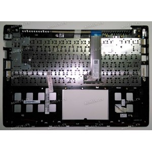 Keyboard Asus S400CA-1A + topcase (90NB0051-R31RU0) (Black-Silver/Matte/RUO) чёрная матовая русифицирован