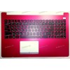 Keyboard Asus X502CA-1C + topcase (90NB00I3-R31RU0) (Black-Red/Matte/RUO) чёрная матовая русифицированная Keyboard Asus X502CA-1C + topcase (90NB00I3-R31RU0) (Black-Red/Matte/RUO) чёрная матовая русифицированная