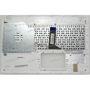 Keyboard Asus X551MA-3G + topcase (0KNB0-610EUS00, 90NB0482-R30280) (Black-White/Matte/US) черная матовая