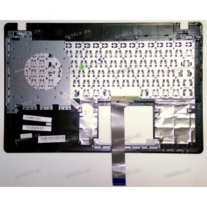 Keyboard Asus X550CA, X550CC, X550VA-1A, X550VB, X550VC + topcase (90NB00T1-R31FR0) (Black-Dark_Silver/Matte/FR) черная матовая