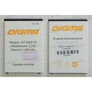 АКБ Digma Linx A400 3G, A401 3G (SP07870, 3.7v, 1400mAh)