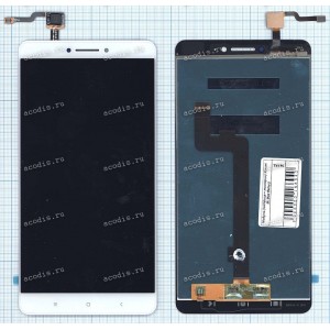 6.44 inch Xiaomi Mi Max (LCD+тач) oem белый 1920x1080 LED  NEW