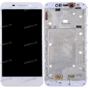 5.5 inch ASUS ZC550KL (ZenFone Max) (LCD+тач) белый с рамкой 1280x720 LED  разбор / оригинал