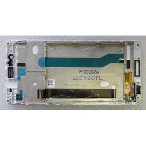 5.2 inch ASUS ZC520TL (ZenFone 3 Max) (LCD+тач) белый с рамкой 1280x720 LED  разбор / оригинал