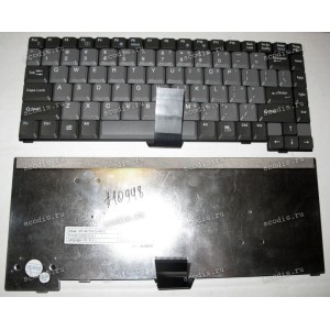 Keyboard Clevo 22S,2200*, 2300*,2700*, D220,D230S,M220,iRU Intro 1214 (Grey/Matte/US) серая матовая