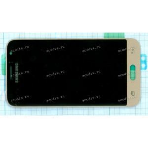 4.5 inch Samsung J120 (J1 2016) (LCD+тач), золотой 800x480 LED  NEW / original