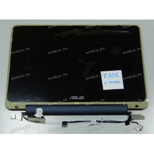 Крышка в сборе ASUS E205 (+ТАЧ) синяя 1366x768 LED NEW