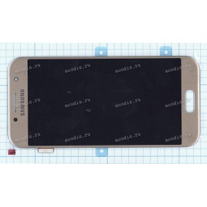4.7 inch Samsung A320F (A3 2017) (LCD+тач), oem золотой 1280x720 LED  NEW / original