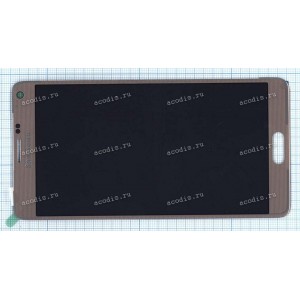5.7 inch Samsung Galaxy Note 4 SM-N910C (LCD+тач) бронза 2560x1440 LED  NEW / original