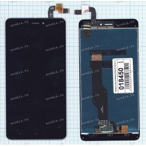 5.5 inch Xiaomi Redmi Note 4x (LCD+тач) oem черный 1920x1080 LED  NEW