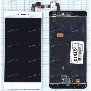 5.5 inch Xiaomi Redmi Note 4x (LCD+тач) oem белый 1920x1080 LED  NEW