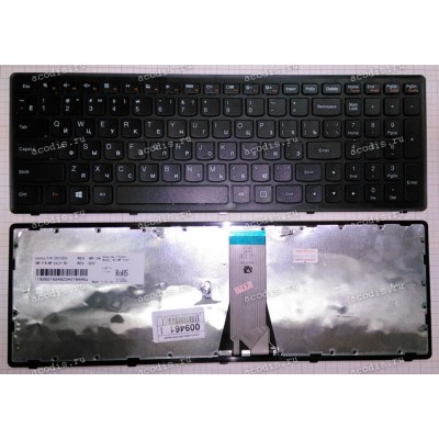 Keyboard Lenovo IdeaPad G505s, S510, Z510 (Black-Black/Matte/RUO) чёрная в чёрной рамке матовая рус