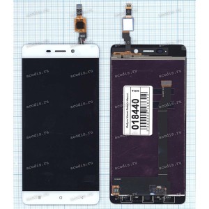 5.0 inch Xiaomi Redmi 4 (LCD+тач), oem белый 1280x720 LED NEW 5.0 inch Xiaomi Redmi 4 (LCD+тач), oem белый 1280x720 LED NEW