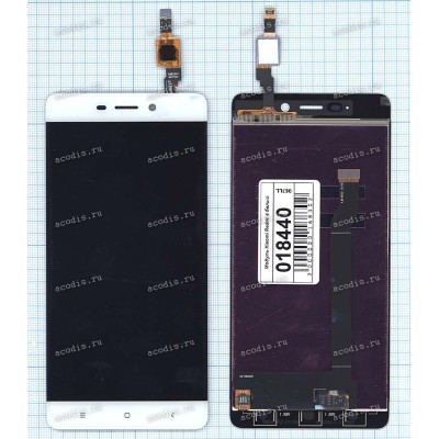5.0 inch Xiaomi Redmi 4 (LCD+тач), oem белый 1280x720 LED  NEW