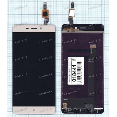 5.0 inch Xiaomi Redmi 4 (LCD+тач), oem золотой 1280x720 LED  NEW