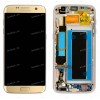 5.5 inch Samsung Galaxy S7 Edge SM-G935FD (LCD+тач) золотой 2560х1440 LED  NEW / original