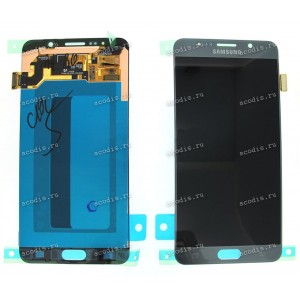 5.7 inch Samsung Galaxy Note 5 SM-N920C (LCD+тач) серебряный 2560x1440 LED  NEW / original