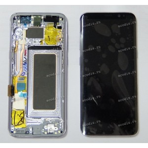 5.8 inch Samsung Galaxy S8 SM-G950FD (LCD+тач) черный 2960x1440 LED  NEW / original