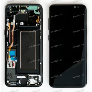 5.8 inch Samsung Galaxy S8 SM-G950FD (LCD+тач) черный 2960x1440 LED  NEW / original