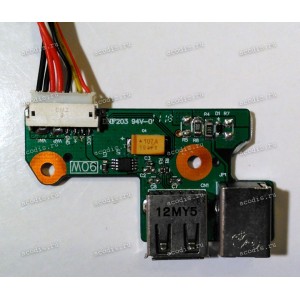 DC Jack board & USB HP Pavilion dv6000, dv6500, dv6700 (p/n: DNF203) аналог DDAT8APB200