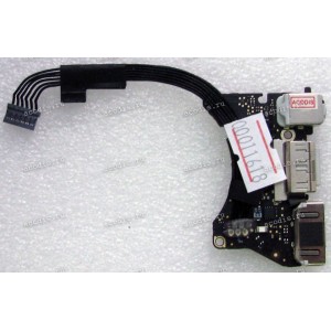 DC Jack board & USB & Audio Apple MacBook Air 11" A1465 MagSafe 2 (923-0430)