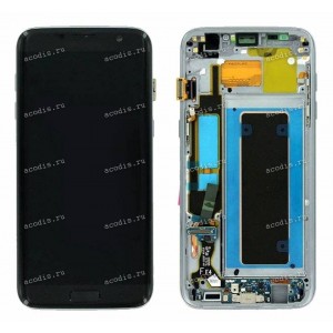 5.5 inch Samsung Galaxy S7 Edge SM-G935FD (LCD+тач) черный 2560х1440 LED  NEW / original