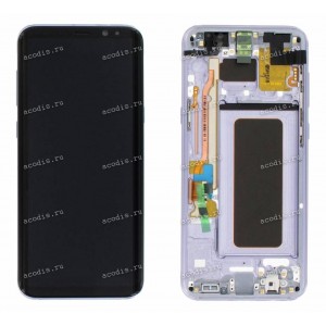 6.2 inch Samsung Galaxy S8+ SM-G955F (LCD+тач) фиолетовый 2960x1440 LED  NEW / original