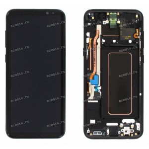 6.2 inch Samsung Galaxy S8+ SM-G955F (LCD+тач) черный 2246x1080 LED  NEW / original