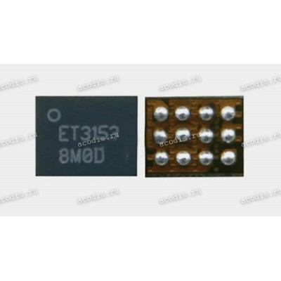 Микросхема ET3153 (1203-007992) Samsung SM-A300F, A500F, A700, G925, T110, T111, T230, T231 12 pin