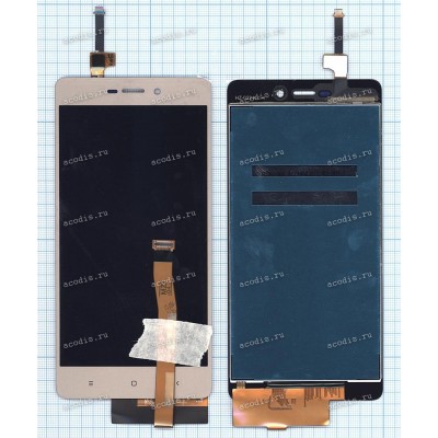 5.0 inch Xiaomi Redmi 3/3S/3 Pro/3X (LCD+тач), oem золотой 1280x720 LED  NEW
