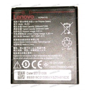 АКБ Lenovo A1000, A1010, A2016, A2010, A2580, A2860 3,8V 2050mAh 7,8Wh (BL253, SB18C01336) original разбор