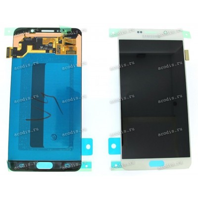 5.7 inch Samsung Galaxy Note 5 SM-N920C (LCD+тач) белый 2560x1440 LED  NEW / original