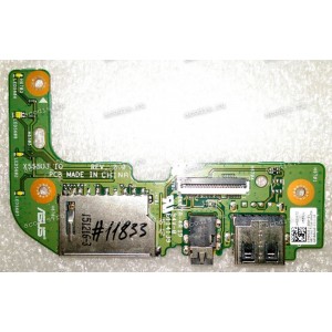 USB & Audio & SD card board Asus X555UB IO_BD (90NB0AQ0-R10020, tmt YA-4A 19, 60NB0AG0-IO1110)
