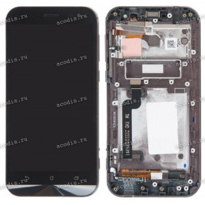 5.5 inch ASUS ZX551ML (ZenFone Zoom) (LCD+тач) черный с рамкой 1920x1080 LED  разбор / оригинал