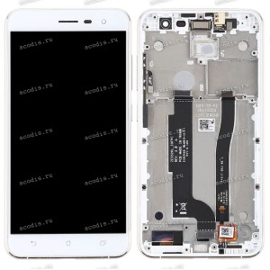 5.5 inch ASUS ZE552KL (ZenFone 3) (LCD+тач) белый с серебряной рамкой 1920x1080 LED разбор / оригинал 5.5 inch ASUS ZE552KL (ZenFone 3) (LCD+тач) белый с серебряной рамкой 1920x1080 LED разбор / оригинал