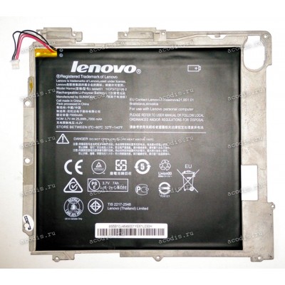 АКБ Lenovo IdeaPad MIIX 300-10iby 3,7V 7000mAh 25,9Wh (tablet01, 5B10J46490) original разбор