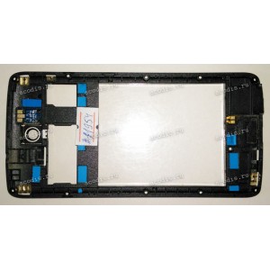Ср. часть корп. с защ. стеклом камеры Innos D6000 чёрная