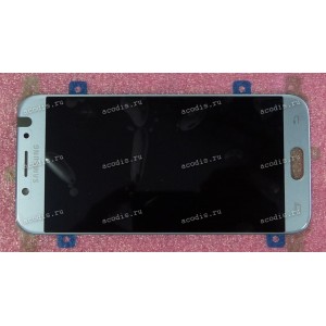 5.2 inch Samsung J530F (J5 2017) (LCD+тач) серебряный 1280x720 LED  NEW / original