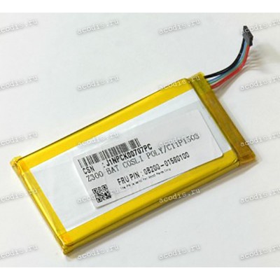 АКБ Asus ZenPad 10 Z300, Z300C, Z300CG, Z300CL, Z300CNG, ZD300C Dock Station (3,8V 1540mAh 5.85mah 6pin, C11P1503) original