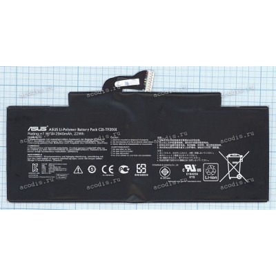 АКБ Asus Transformer Pad TF300T, TF300TG (7,4V 2940mAh 22Wh 8pin, 0B200-00050900, 0B200-00050500M, 13GOK0J1AM060-10, C21-TF201X) original
