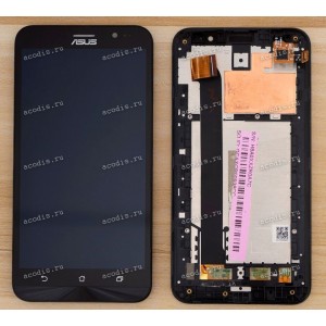 5.5 inch ASUS ZB552KL (ZenFone Go) (LCD+тач) черный с рамкой 1280x720 LED  разбор / оригинал
