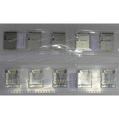 Слот SIM-card Samsung GT-P5100, GT-P6800, GT-P7500, GT-P7510, GT-S5250, GT-S5750 (3709-001625) original